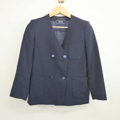 【中古】埼玉県 さいたま市立岸中学校 女子制服 2点 (ブレザー・ベスト) sf055884