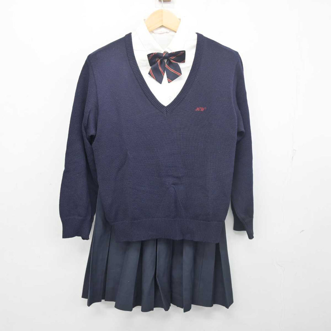 【中古】埼玉県 越谷西高等学校 女子制服 6点 (ブレザー・ニット・シャツ・スカート) sf055901 | 中古制服通販パレイド