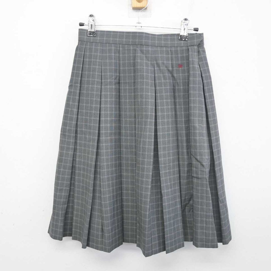 中古】埼玉県 越谷西高等学校 女子制服 2点 (ニットベスト・スカート) sf055902 | 中古制服通販パレイド