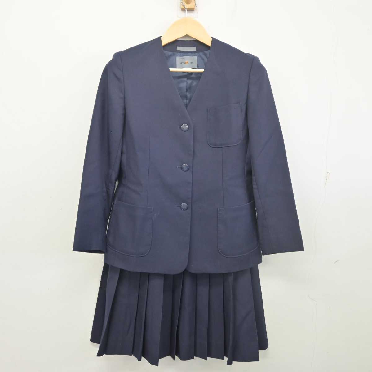 【中古】埼玉県 さいたま市立美園中学校 女子制服 3点 (ブレザー・スカート) sf055903