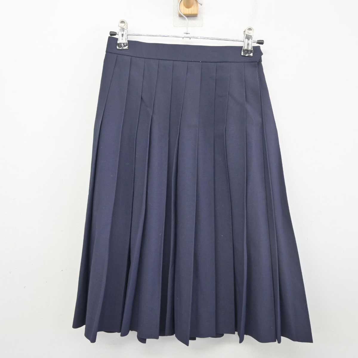 【中古】埼玉県 さいたま市立美園中学校 女子制服 2点 (ベスト・スカート) sf055905