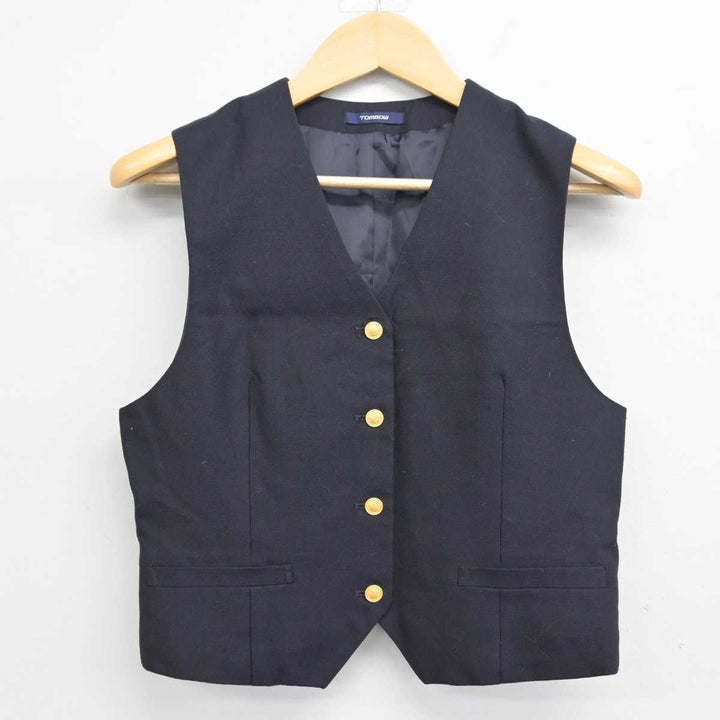 瑞穂高校 合服ベスト M 黒かっ