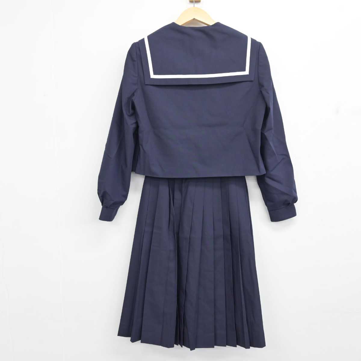 【中古】愛知県 高浜南中学校 女子制服 2点 (セーラー服・スカート) sf055930