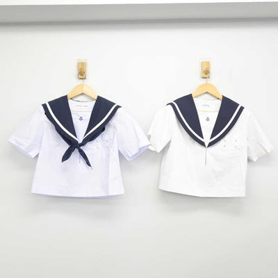 【中古】愛知県 高浜南中学校 女子制服 4点 (セーラー服・スカート) sf055931