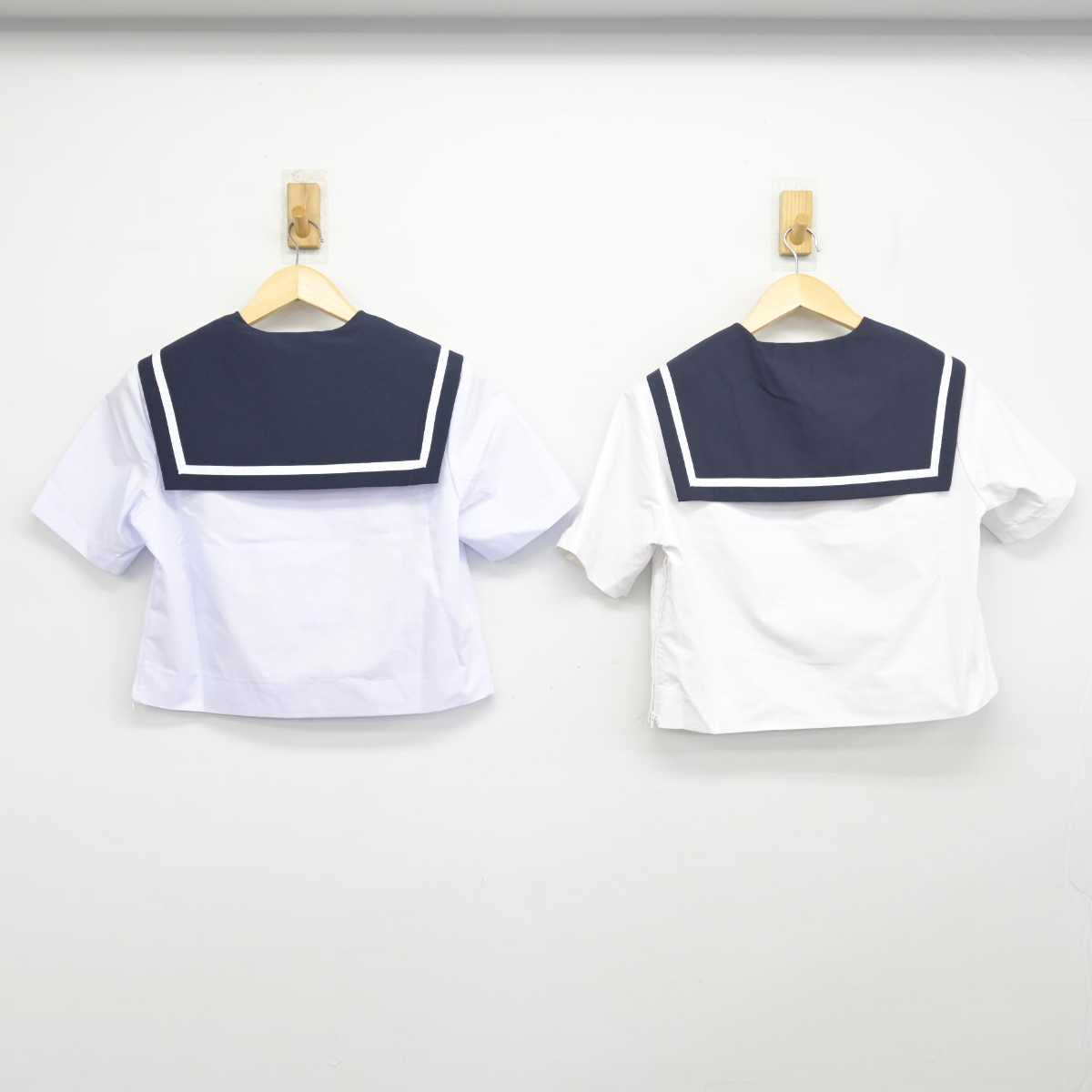 【中古】愛知県 高浜南中学校 女子制服 4点 (セーラー服・スカート) sf055931