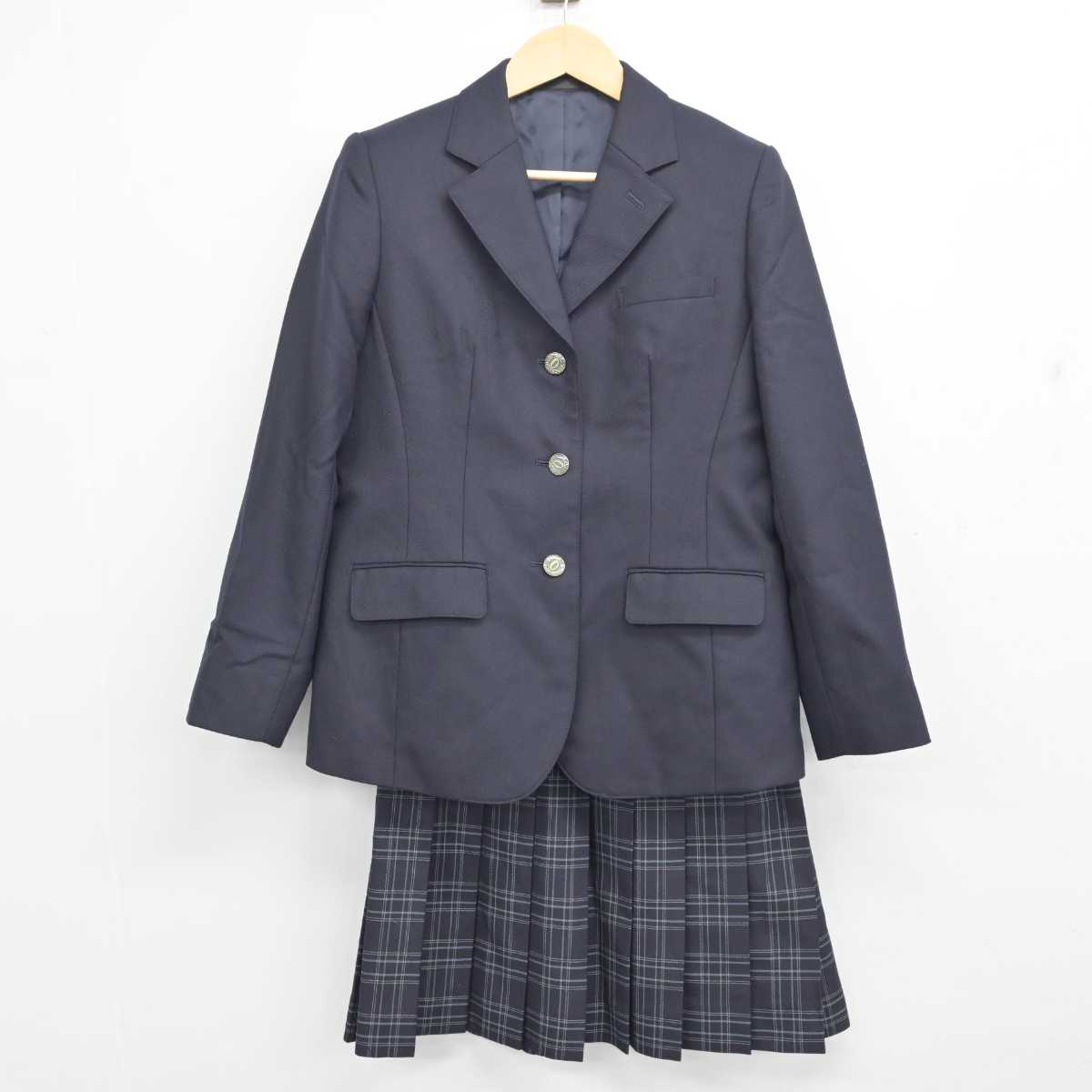 【中古】東京都 荻窪高等学校 女子制服 3点 (ブレザー・スカート) sf055938