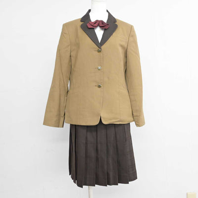 【中古】静岡県 不二聖心女子学院高等学校 女子制服 7点 (ブレザー・ベスト・シャツ・スカート) sf055940