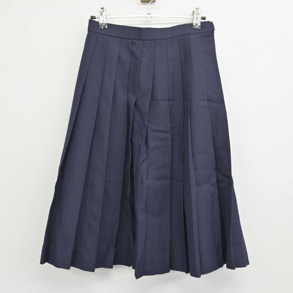 【中古】兵庫県 東谷中学校 女子制服 4点 (ブレザー・シャツ・スカート) sf055953