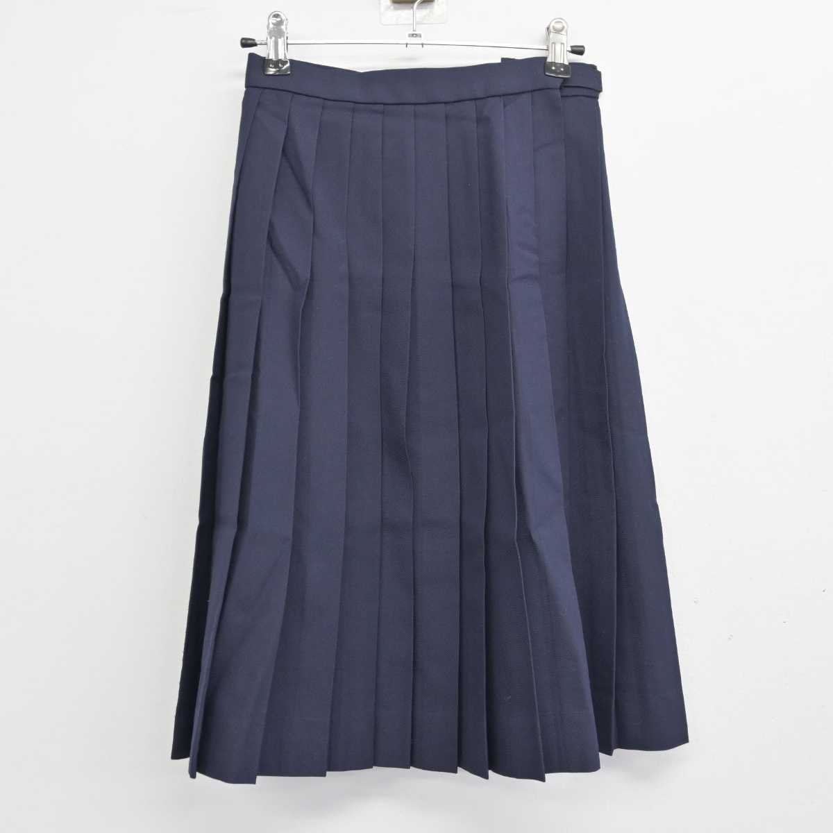 【中古】兵庫県 東谷中学校 女子制服 3点 (ブレザー・シャツ・スカート) sf055954