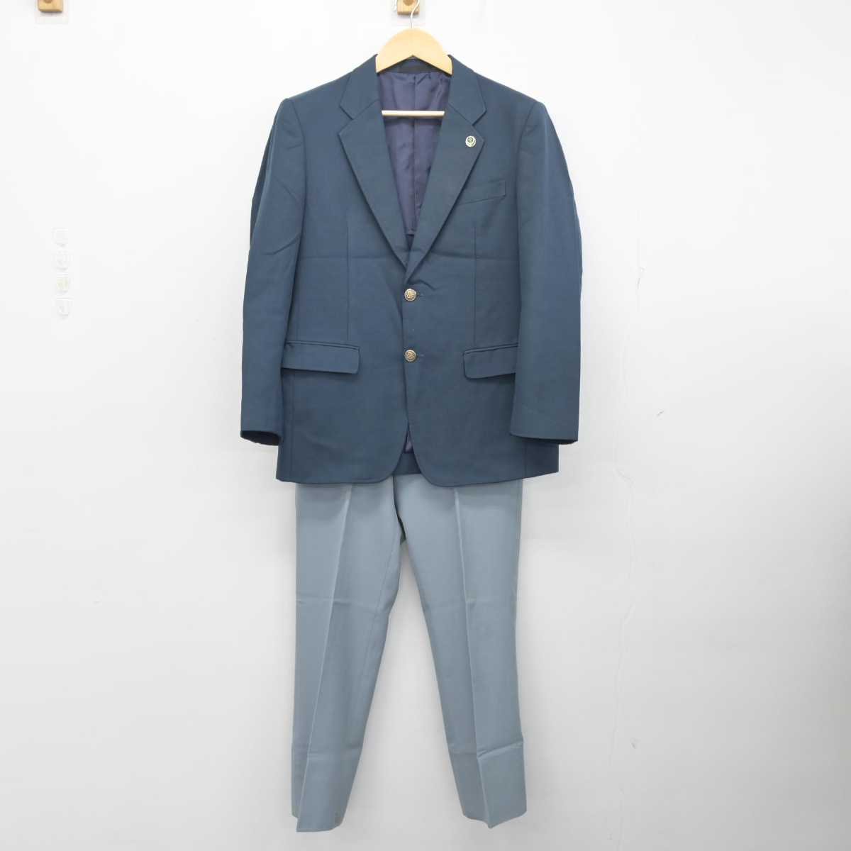 【中古】鹿児島県 松陽高等学校 男子制服 5点 (ブレザー・ズボン・ズボン) sf055966