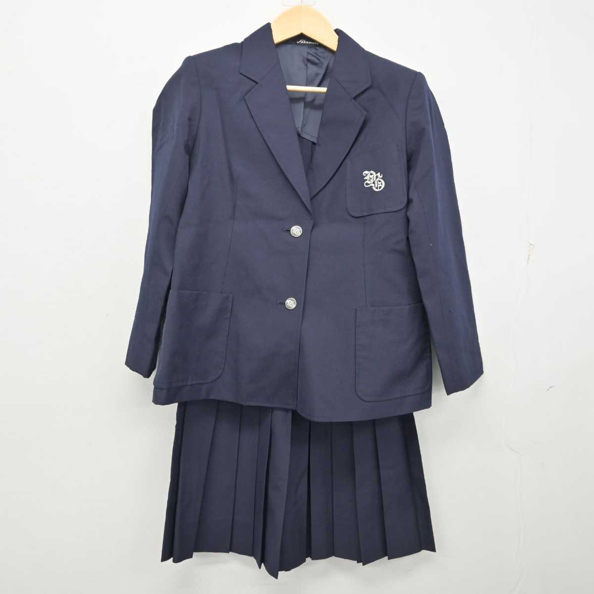 【中古】東京都 山脇学園中学校・高等学校/旧制服 女子制服 2点 (ブレザー・スカート) sf055973