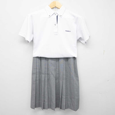 【中古】神奈川県 横浜高等学校 女子制服 2点 (シャツ・スカート) sf055983