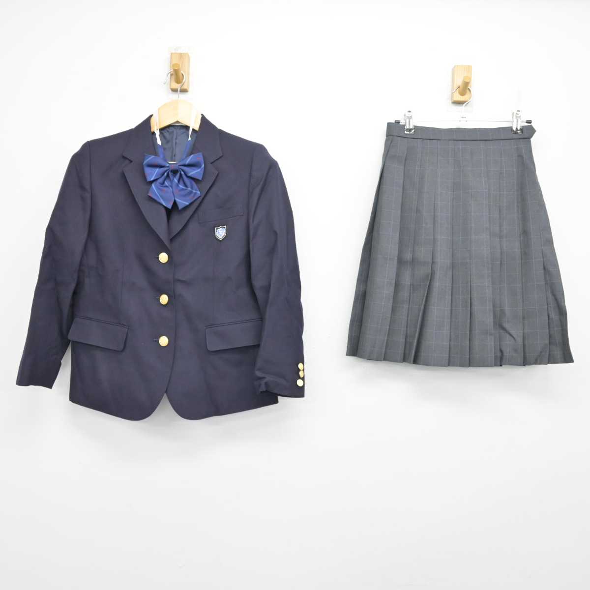 中古】大阪府 天王寺学館高等学校 女子制服 3点 (ブレザー・スカート) sf055987 | 中古制服通販パレイド