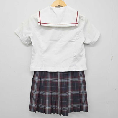 【中古】愛知県 名古屋経済大学市邨高等学校 女子制服 4点 (セーラー服・スカート) sf055998