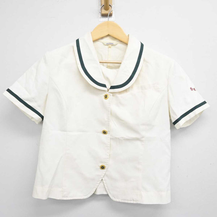 中古】長崎県 佐世保商業高等学校 女子制服 2点 (ブラウス・スカート) sf056013 | 中古制服通販パレイド