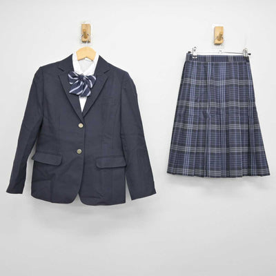 【中古】埼玉県 常盤高等学校 女子制服 4点 (ブレザー・シャツ・スカート) sf056017