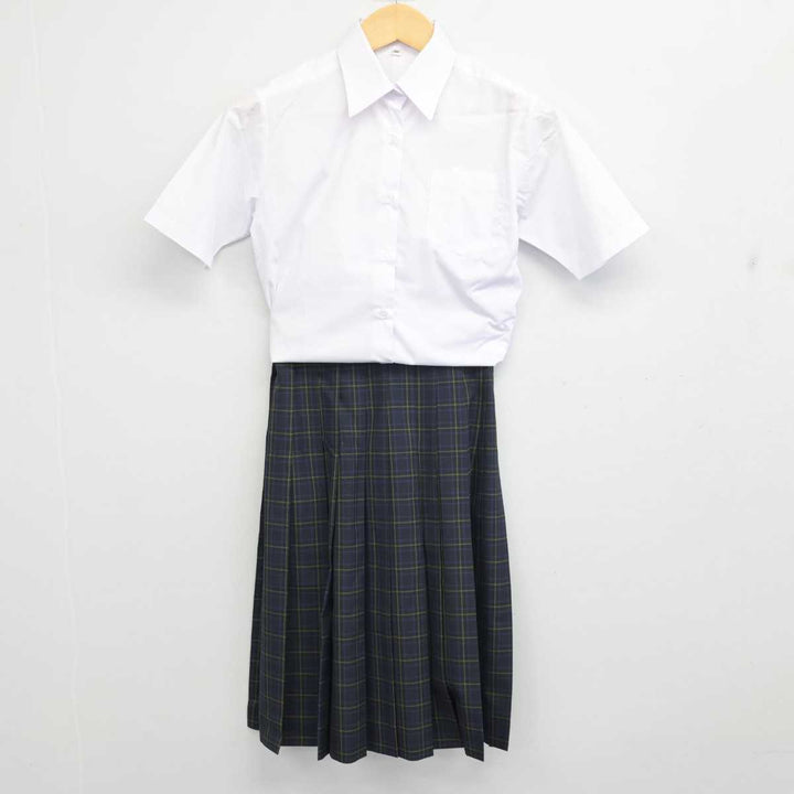 【中古】埼玉県 川通中学校 女子制服 3点 (ニットベスト・シャツ・スカート) sf056025 | 中古制服通販パレイド