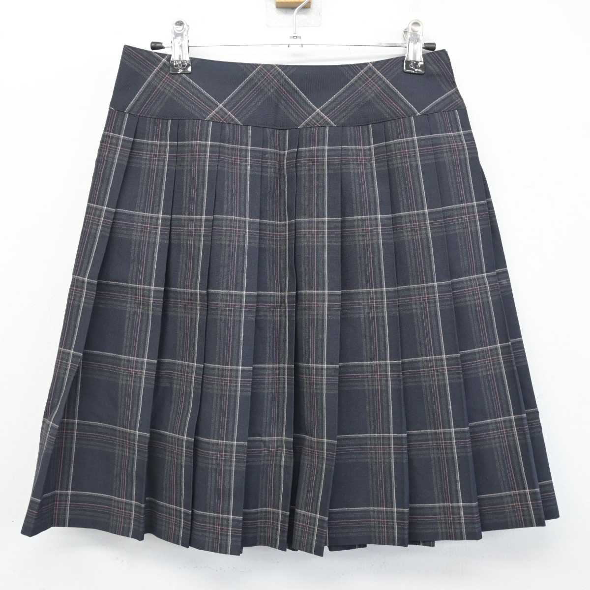 【中古】埼玉県 宮代高等学校 女子制服 4点 (ブレザー・シャツ・スカート) sf056029