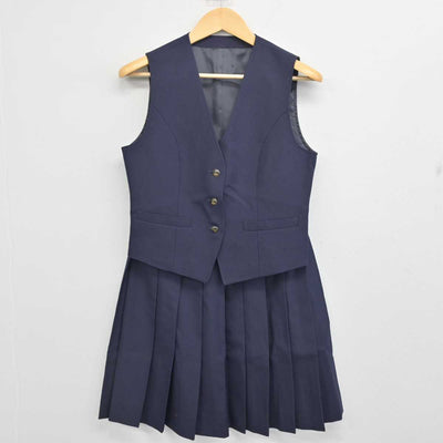 【中古】埼玉県 浦和実業学園高等学校 女子制服 4点 (ブレザー・ベスト・スカート) sf056030