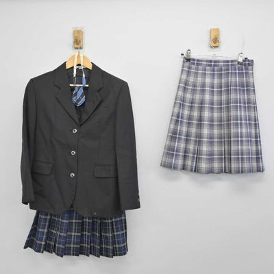 【中古】東京都 白梅学園高等学校 女子制服 4点 (ブレザー・スカート) sf056034