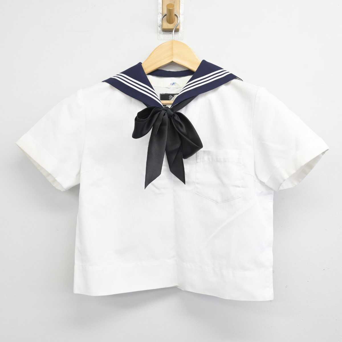 【中古】東京都 実践女子学園高等学校 女子制服 3点 (セーラー服・スカート) sf056040