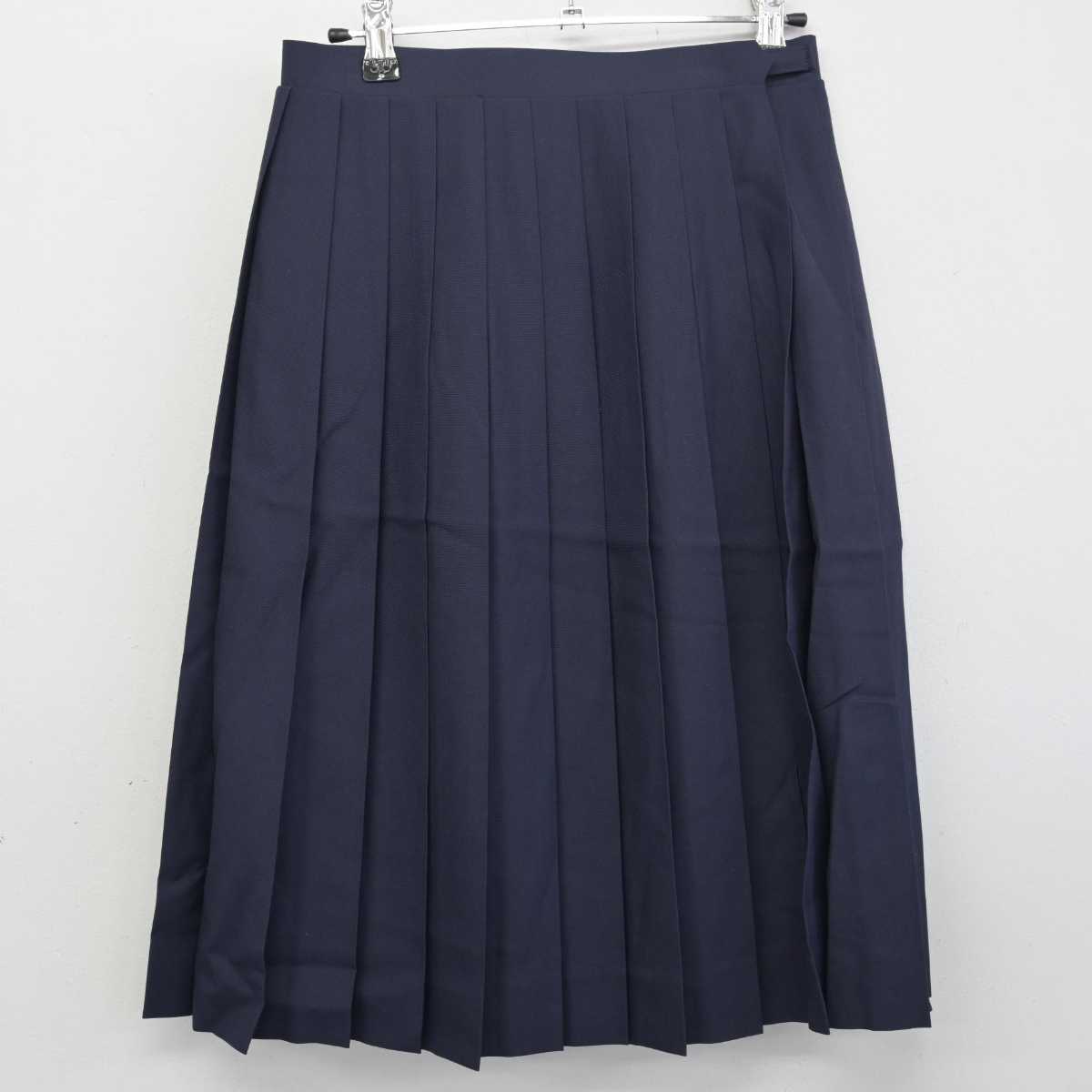 【中古】神奈川県 日本大学高等学校 女子制服 3点 (ニットベスト・シャツ・スカート) sf056053