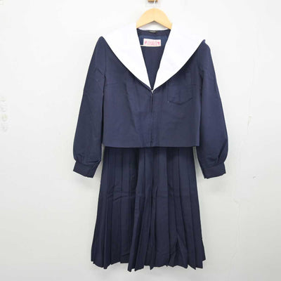 【中古】愛知県 伊勢山中学校 女子制服 2点 (セーラー服・スカート) sf056073