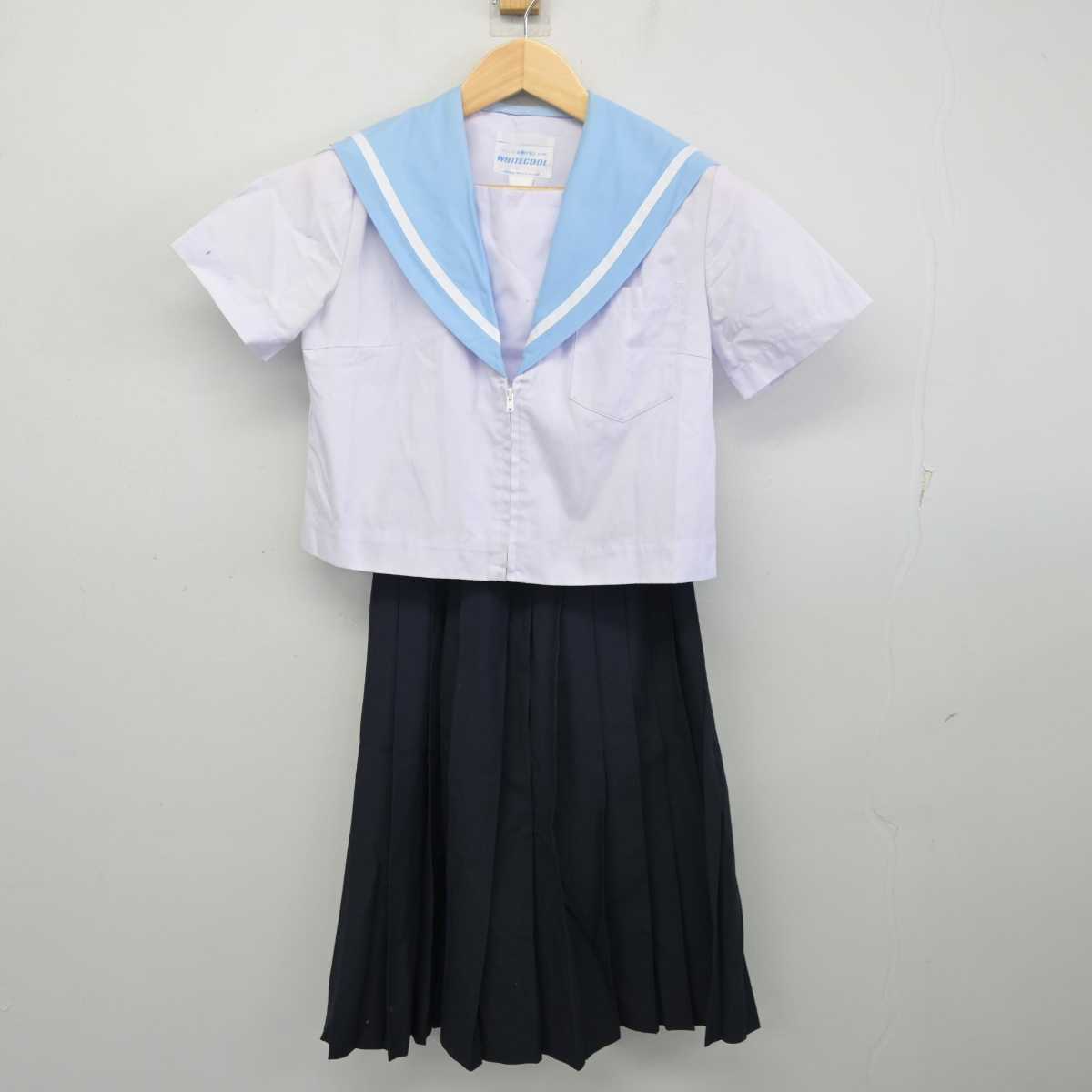 【中古】愛知県 伊勢山中学校 女子制服 2点 (セーラー服・スカート) sf056075