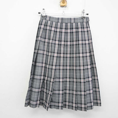 【中古】北海道 札幌日本大学中学校･高等学校 女子制服 3点 (シャツ・スカート) sf056089