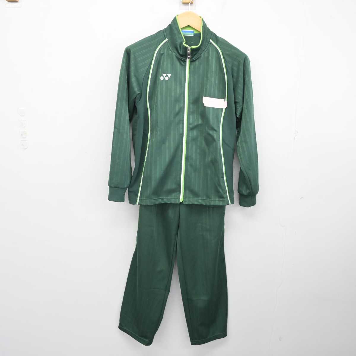 【中古】岐阜県 麗澤瑞浪中学・高等学校 女子制服 2点 (ジャージ 上・ジャージ 下) sf056093