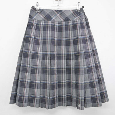 【中古】東京都 武蔵野大学附属千代田高等学院 女子制服 2点 (シャツ・スカート) sf056109