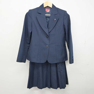 【中古】愛知県 春日井西高等学校 女子制服 2点 (ブレザー・スカート) sf056122