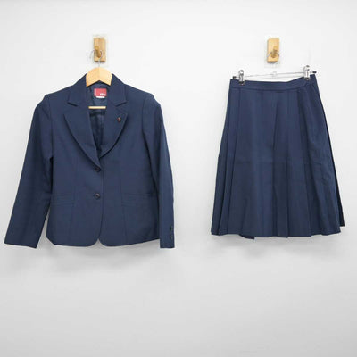 【中古】愛知県 春日井西高等学校 女子制服 2点 (ブレザー・スカート) sf056122