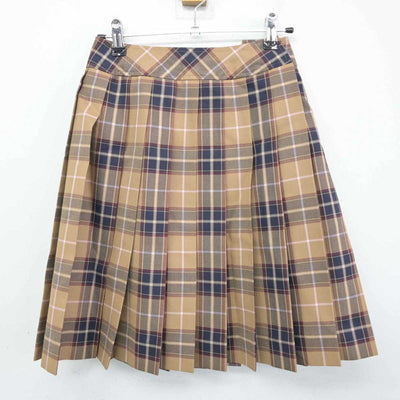 【中古】埼玉県 正智深谷高等学校 女子制服 5点 (ニット・シャツ・スカート) sf056126