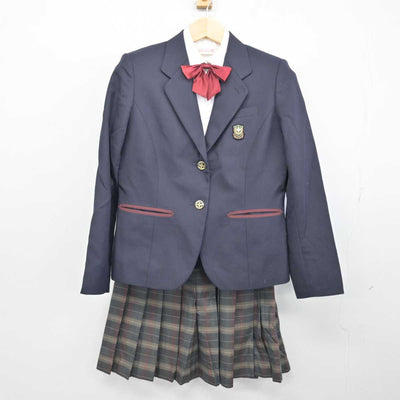 【中古】北海道 札幌日本大学高等学校 女子制服 5点 (ブレザー・シャツ・スカート) sf056132