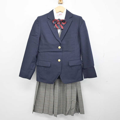 【中古】北海道 石狩翔陽高等学校 女子制服 5点 (ブレザー・ベスト・シャツ・スカート) sf056133