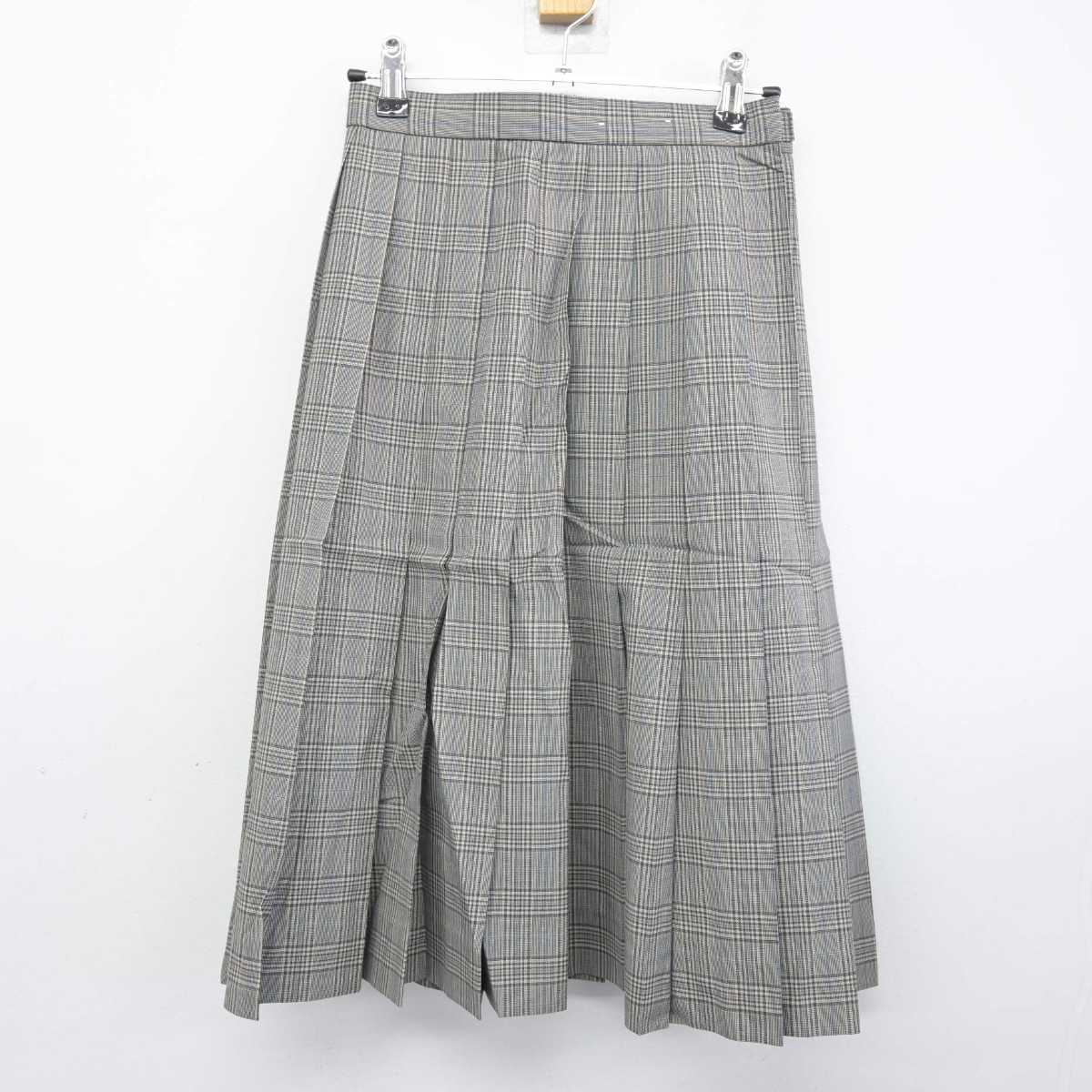 【中古】北海道 石狩翔陽高等学校 女子制服 3点 (ベスト・シャツ・スカート) sf056134