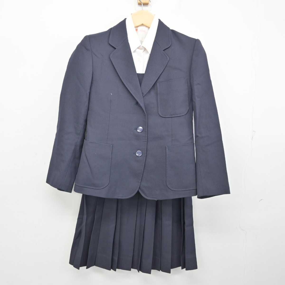 【中古】東京都 井草中学校 女子制服 4点 (ブレザー・ベスト・シャツ・スカート) sf056140