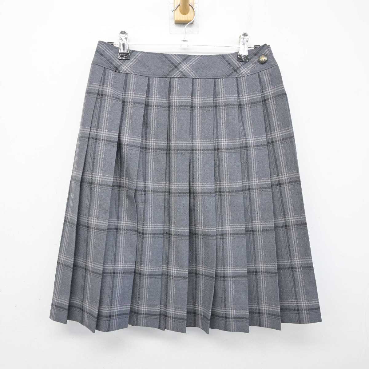 【中古】埼玉県 昌平高等学校 女子制服 3点 (ニット・スカート) sf056151