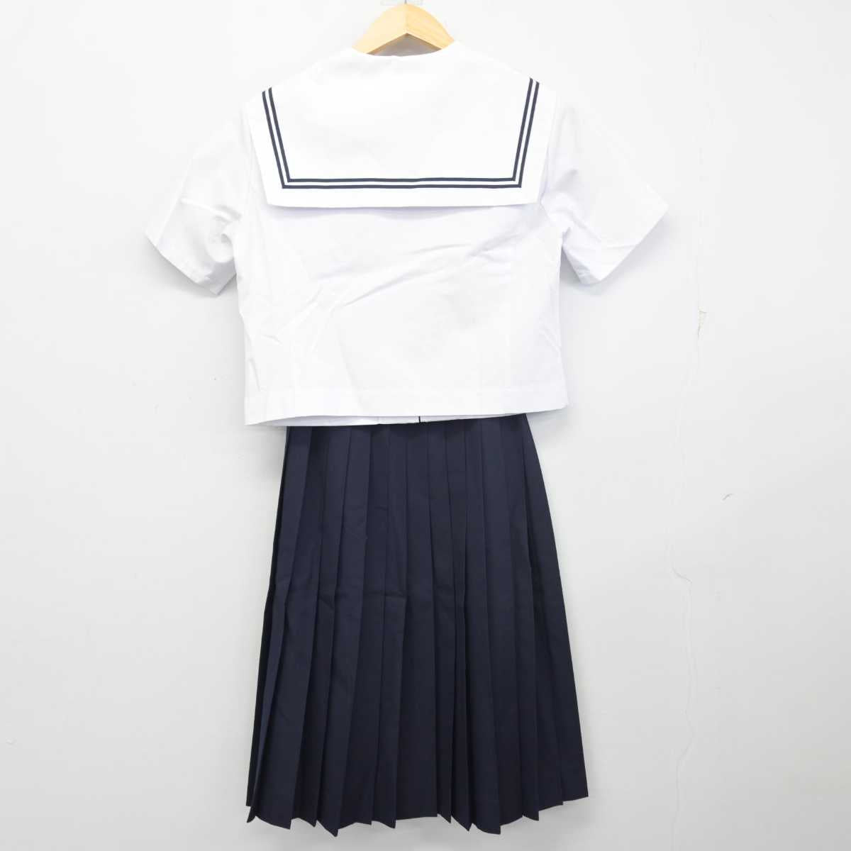 【中古】愛知県 上郷中学校 女子制服 3点 (セーラー服・スカート) sf056173