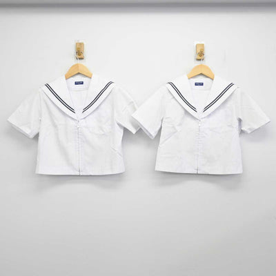 【中古】愛知県 上郷中学校 女子制服 3点 (セーラー服・スカート) sf056173