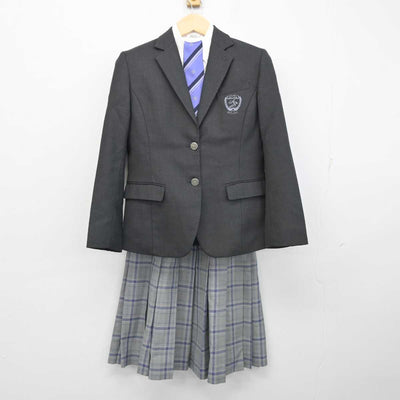 【中古】兵庫県 尼崎双星高等学校 女子制服 4点 (ブレザー・シャツ・スカート) sf056174