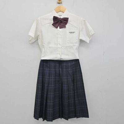 【中古】京都府 鴨沂高等学校 女子制服 3点 (シャツ・スカート) sf056178