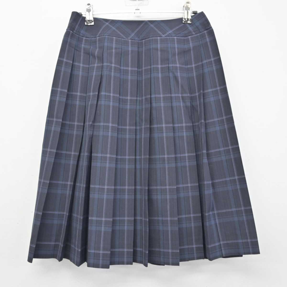 【中古】京都府 鴨沂高等学校 女子制服 3点 (シャツ・スカート) sf056178