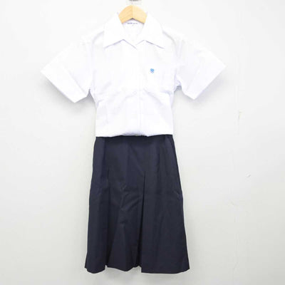 【中古】兵庫県 神戸商業高等学校 女子制服 2点 (シャツ・スカート) sf056182