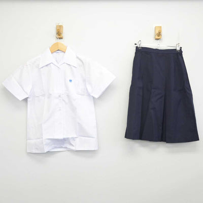 【中古】兵庫県 神戸商業高等学校 女子制服 2点 (シャツ・スカート) sf056182