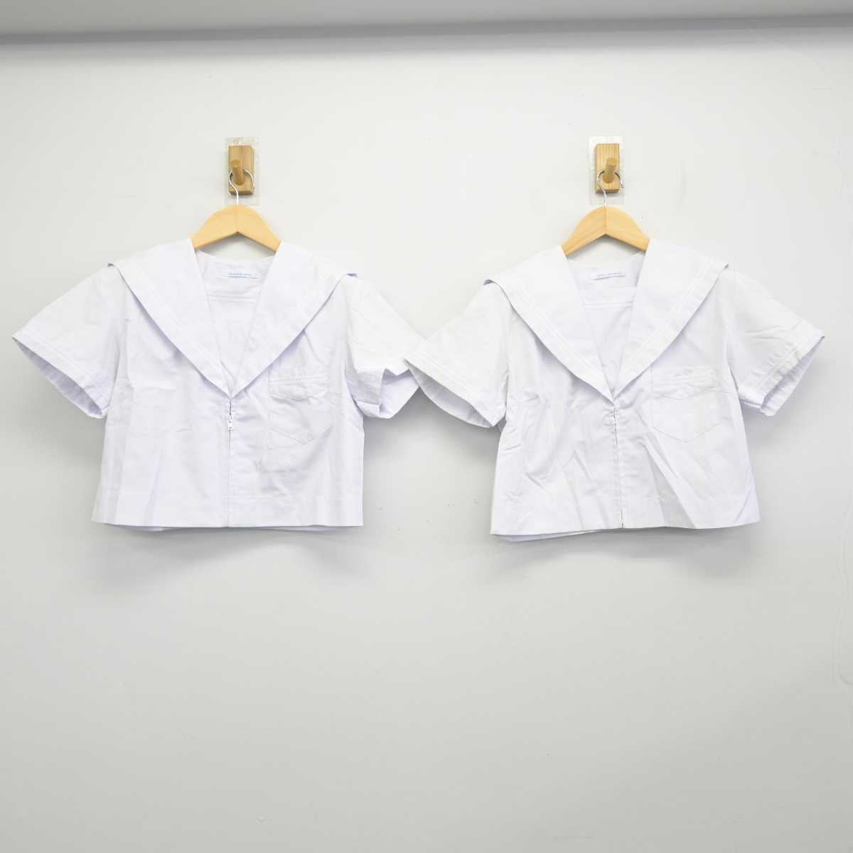 【中古】大阪府 新北野中学校 女子制服 3点 (セーラー服・スカート) sf056187