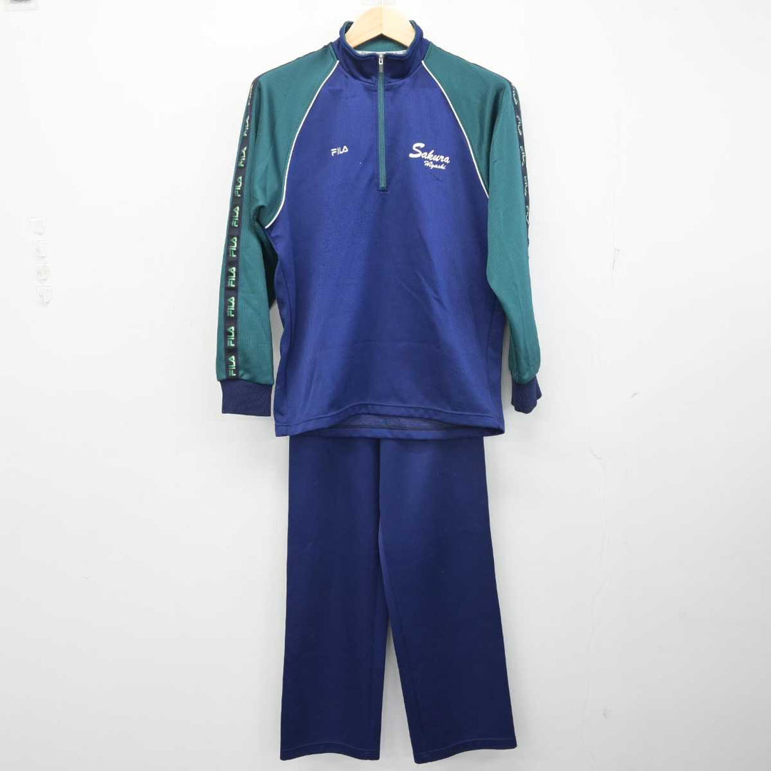 中古】千葉県 佐倉東高等学校 女子制服 3点 (ジャージ 上