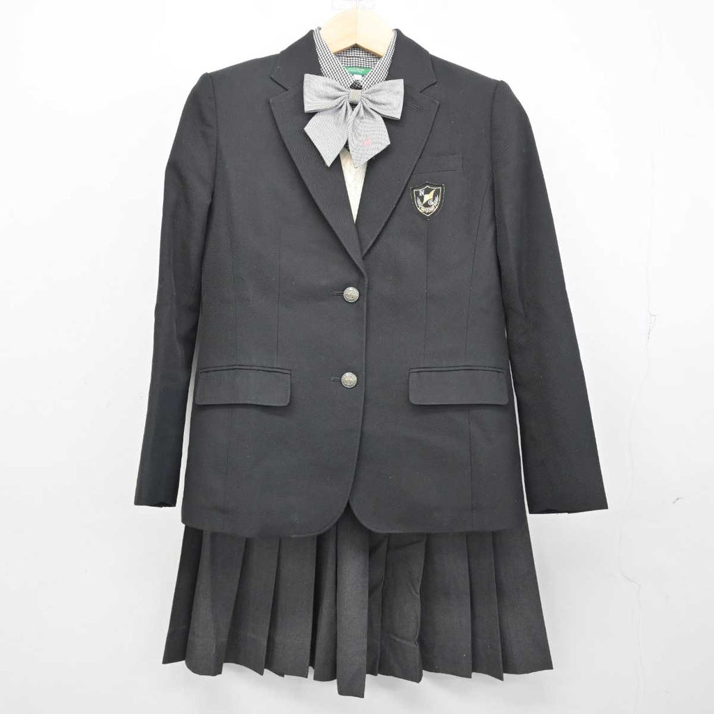 【中古】宮崎県 延岡学園高等学校 女子制服 6点 (ブレザー・ニットベスト・シャツ・スカート) sf056216 | 中古制服通販パレイド