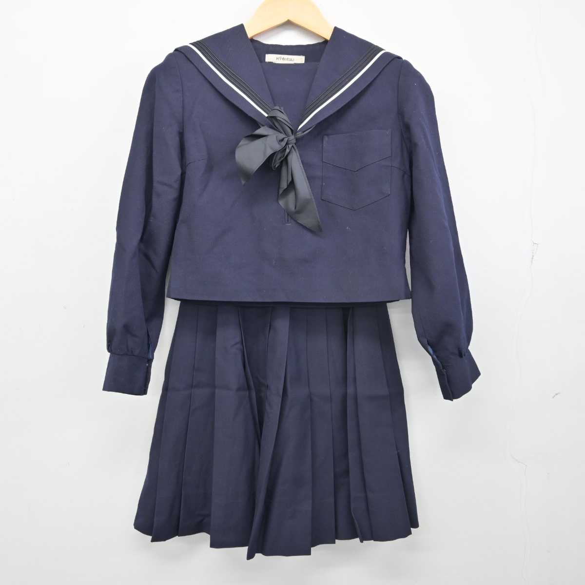 【中古】大阪府 山本高等学校 女子制服 4点 (セーラー服・スカート・スカート) sf056221